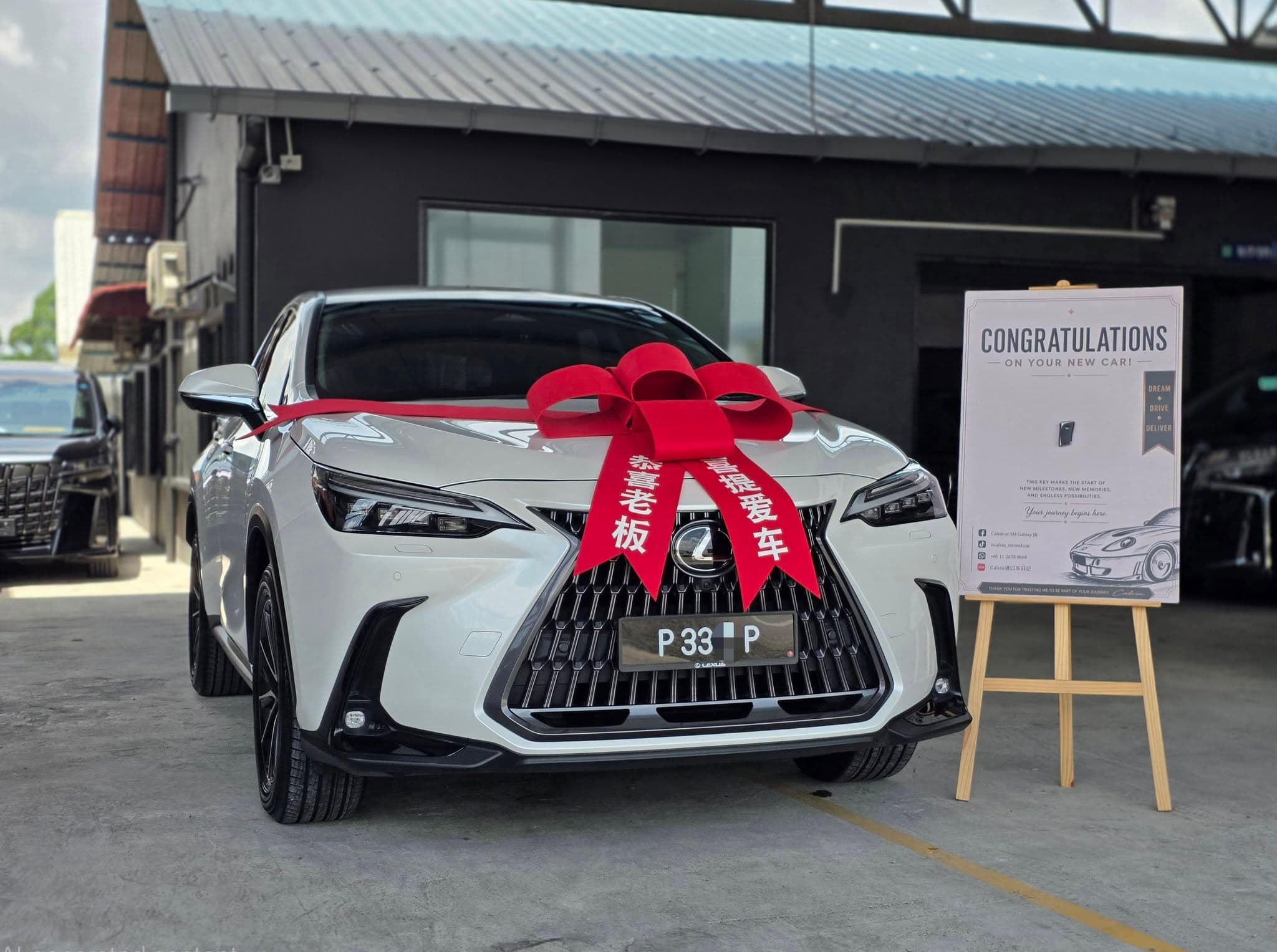 Mr Tam with 2023 Lexus NX250